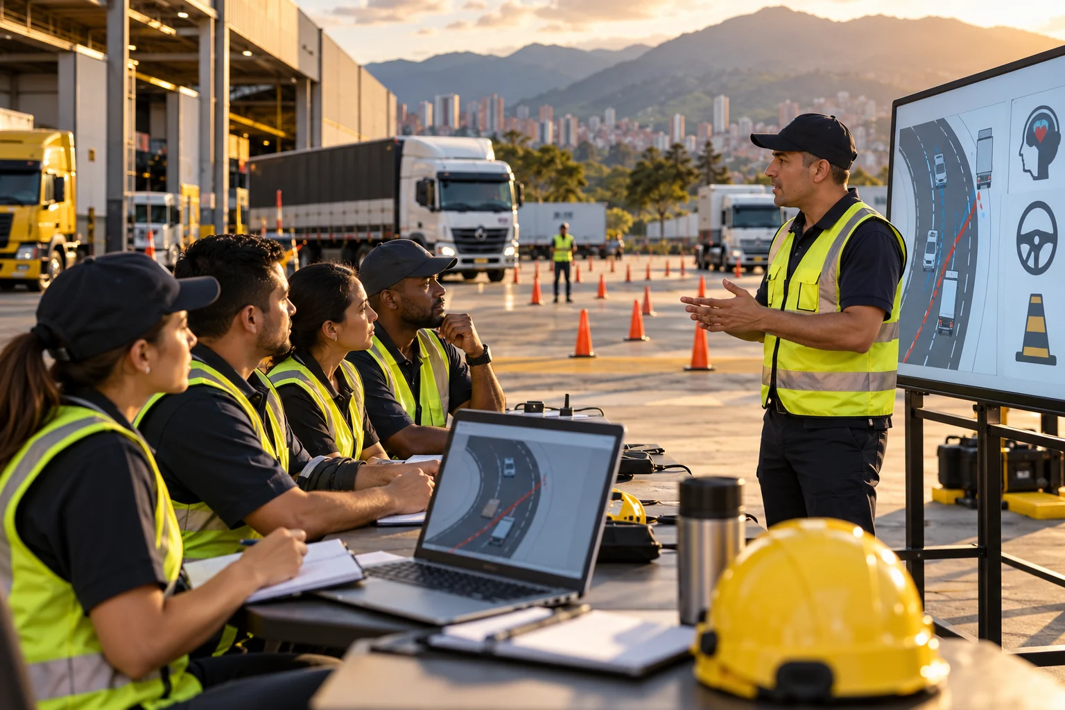 Ilustración de Conducción Defensiva, Inteligencia Emocional y Seguridad Vial